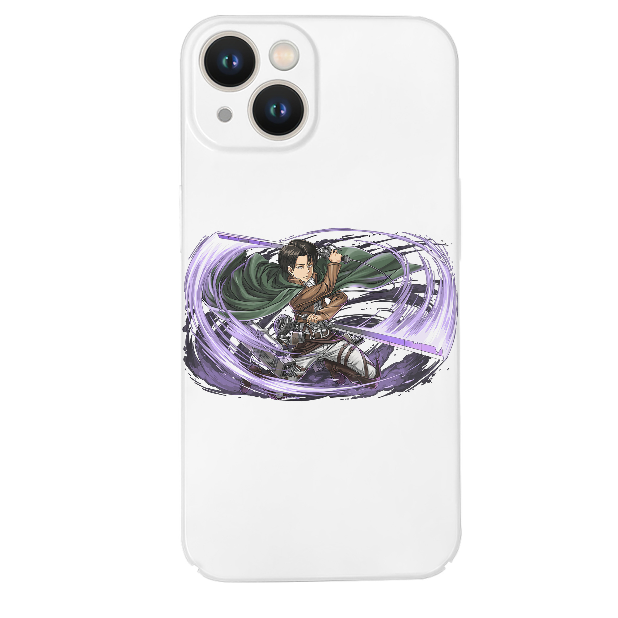 （画像用） 進撃の巨人 リヴァイ·アッカーマン Attack on Titan Levi Ackerman 【iPhone 14シリーズ対応】ハードケース